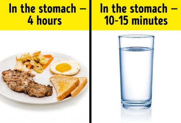 có nên uống nước khi ăn, ăn uống, sức khỏe 