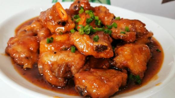  sườn sốt me, cách làm sườn sốt me, món ngon 