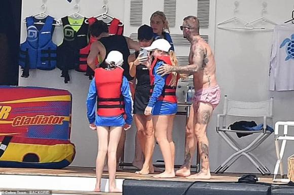 David Beckham, Victoria, Harper, Cruz cũng bạn gái, Positano
