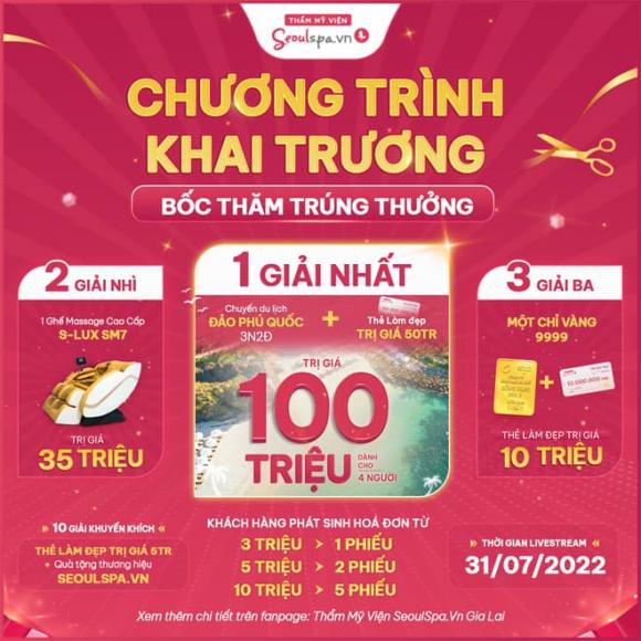 Thẩm mỹ viện SeoulSpa.Vn, SeoulSpa gia lai, thẩm mỹ viện uy tín