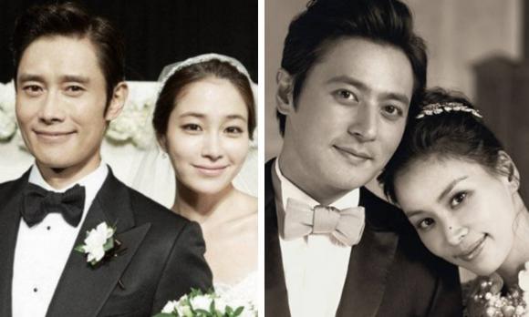Lee Min Jung, Lee Byung Hun, ảnh cưới của Lee Min Jung, Vườn sao băng, sao Hàn