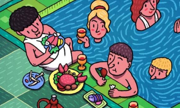 đi vệ sinh vào khe gió máy lạnh, chuyện lạ, đau bụng