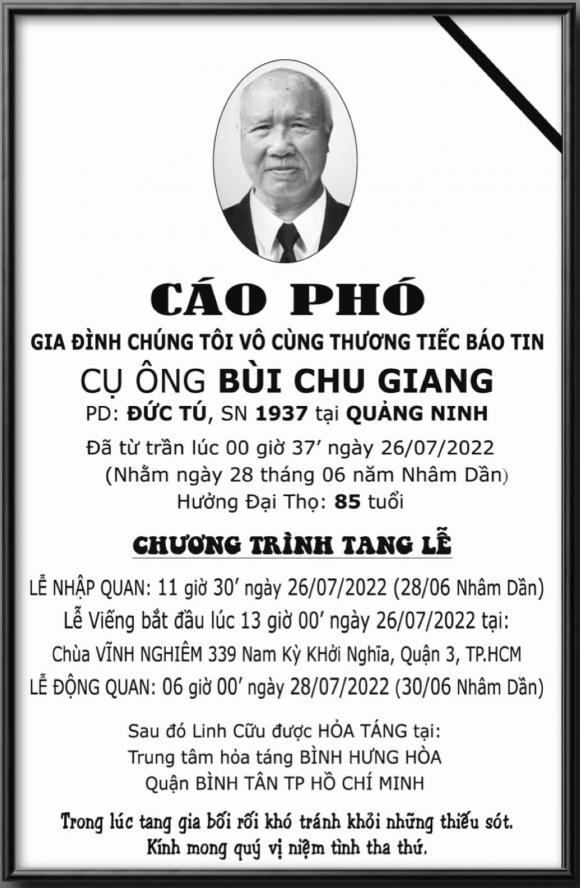 nhạc sĩ Huy Tuấn, bố nhạc sĩ Huy Tuấn qua đời, sao Việt