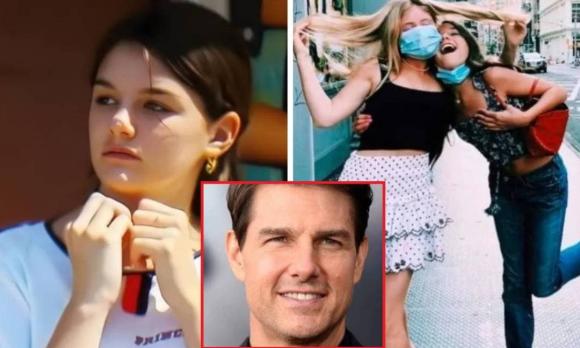 Suri Cruise, ái nữ nhà Tom Cruise thể hiện tài năng ca hát, Suri Cruise cover bài hát mở đầu phim của mẹ, sao Hollywood