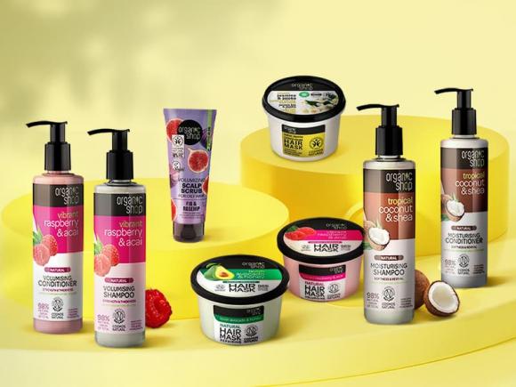 tẩy tế bào chết, Organic Shop, tẩy tế bào chết da đầu