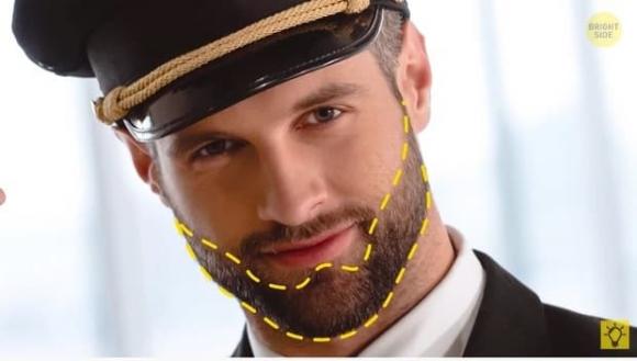 máy bay, phi công, phi công không được để râu, phi công phải cạo râu, lý do phi công không để râu