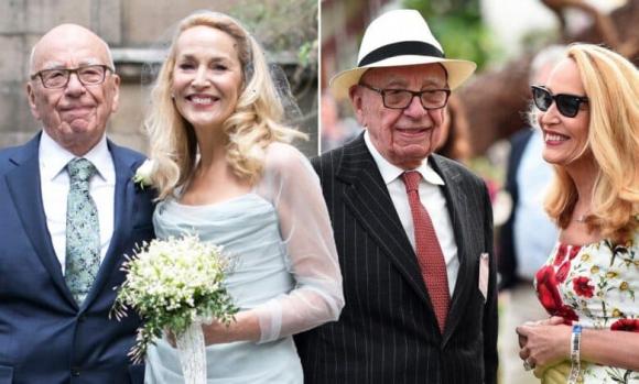 Rupert Murdoch, Jerry Hall, sao âu mỹ, sao ly hôn