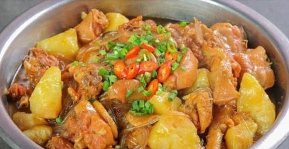 gà gầm, cách hầm gà, món ngon mỗi ngày