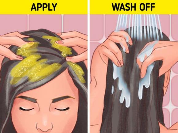 tóc đẹp, tóc dày, mặt nạ tóc, mẹo làm dày tóc, cải thiện tình hình tóc, chăm sóc tóc