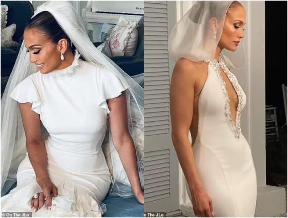 Jennifer Lopez, váy cưới của Jennifer Lopez, sao Hollywood
