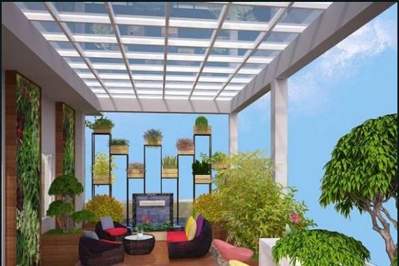 sân thượng, thiết kế sân thượng, sân thượng đẹp 