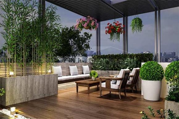 sân thượng, thiết kế sân thượng, sân thượng đẹp 