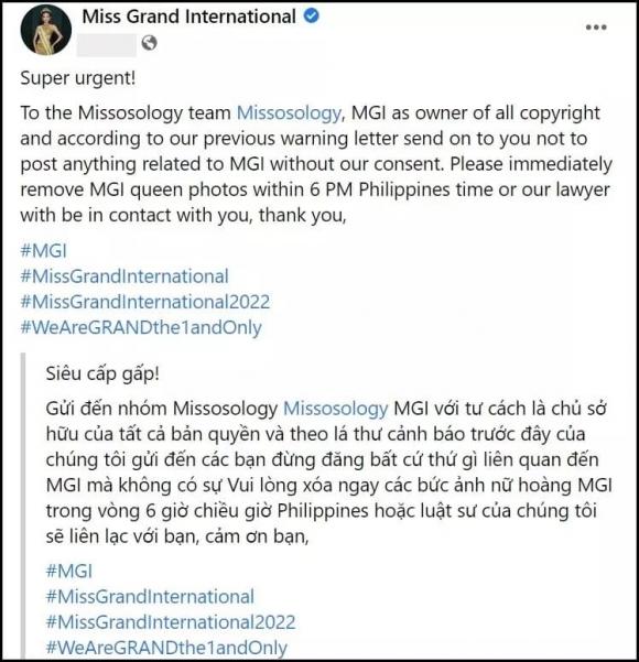 Miss Grand International, Missosology