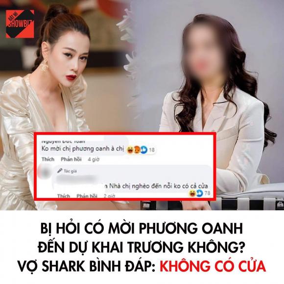 diễn viên Phương Oanh, Shark Bình, sao Việt, vợ Shark Bình