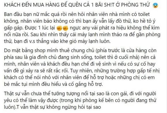 đi vệ sinh vào khe gió máy lạnh, chuyện lạ, đau bụng
