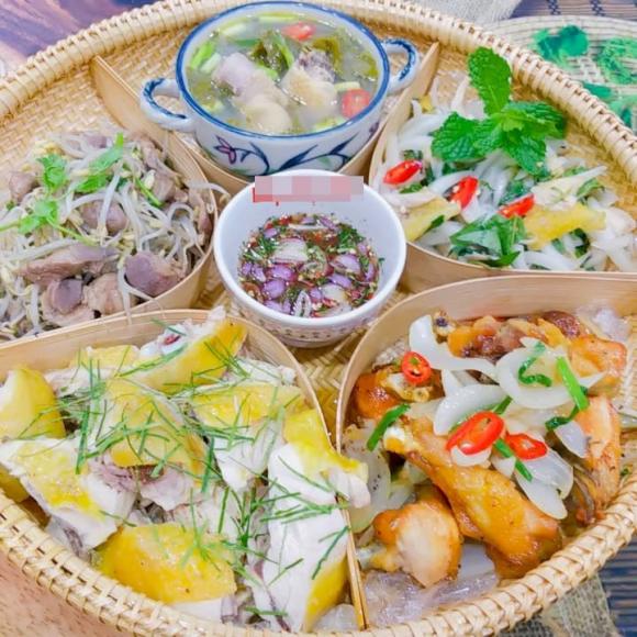 mẹt gà, món ngon từ gà, mẹt gà hấp dẫn 