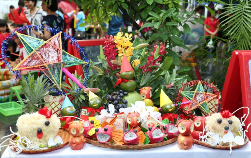 Trung thu, mâm cỗ Trung thu, cách bày mâm cỗ Trung thu