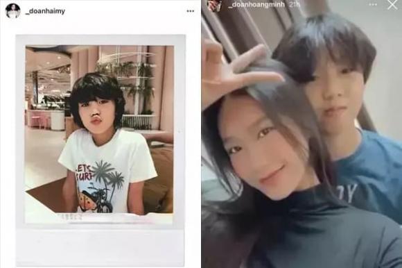 Doãn hải my,đoàn văn hậu,em trai doãn hải my