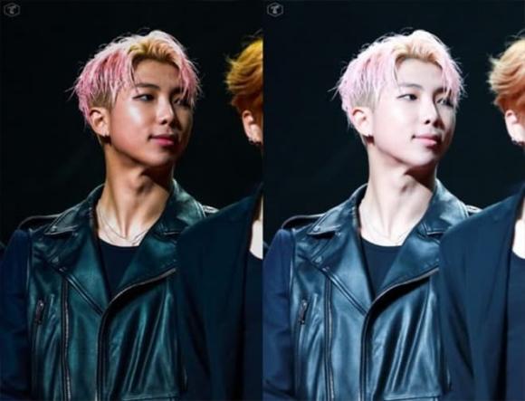 RM, Jimin, sao Hàn photoshop quá đà