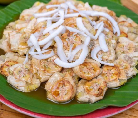 chuối nướng, cách làm chuối nướng, chuối nướng bằng nồi chiên không dầu 