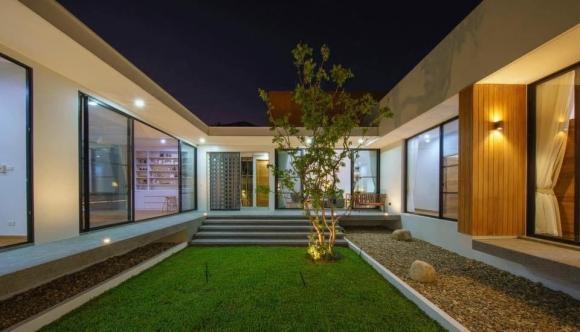 nhà cấp bốn mái bằng, thiết kế nhà mái bằng, mẫu nhà cấp bốn 