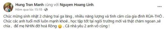 Nguyễn Hoàng Linh, con trai Nguyễn Hoàng Linh, chồng cũ Nguyễn Hoàng Linh