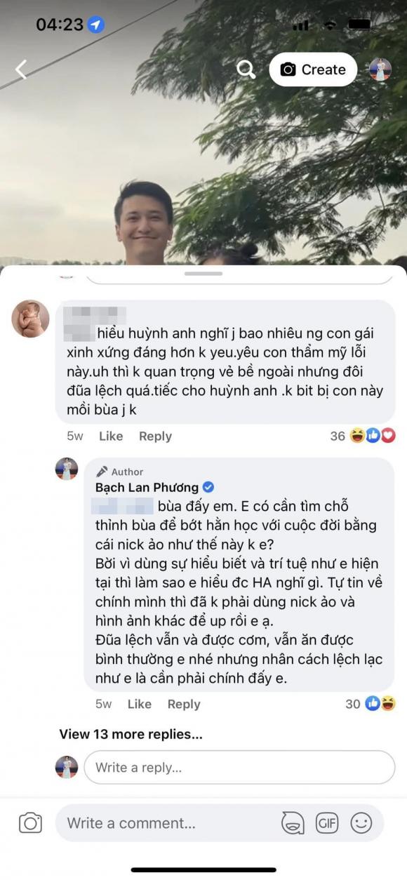 Huỳnh Anh, Bạch Lan Phương, bạn gái Huỳnh Anh