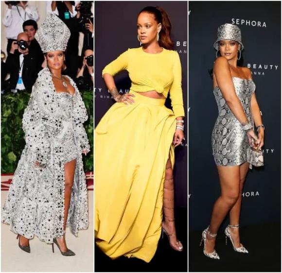 Rihanna, phong cách thời trang hoan dã của Rihanna, sao Hollywood