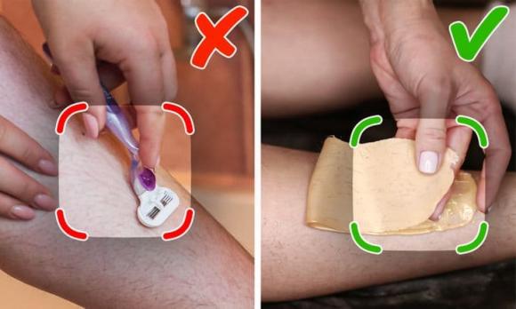cạo lông chân, tẩy lông chân, tẩy lông tốt hơn cạo lông chân