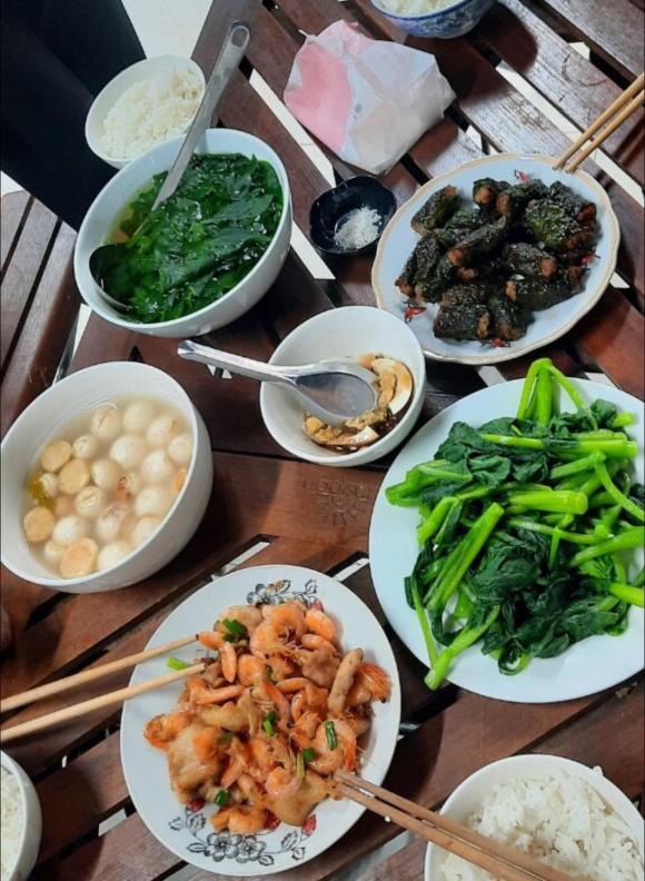 mâm cơm, mâm cơm nhà, mâm cơm cuối tuần