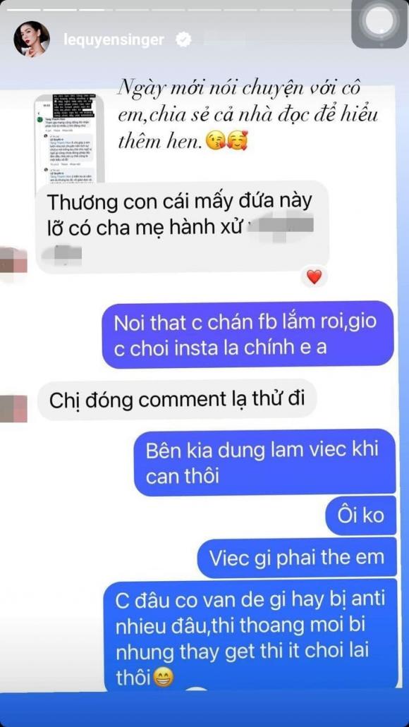 Lệ Quyên được khuyên nên đóng phần bình luận facebook lại