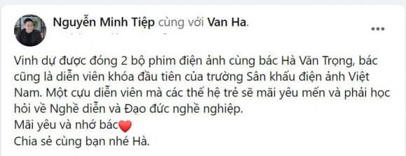NSƯT Hà Văn Trọng, NSƯT Hà Văn Trọng qua đời, tang lễ NSƯT Hà Văn Trọng