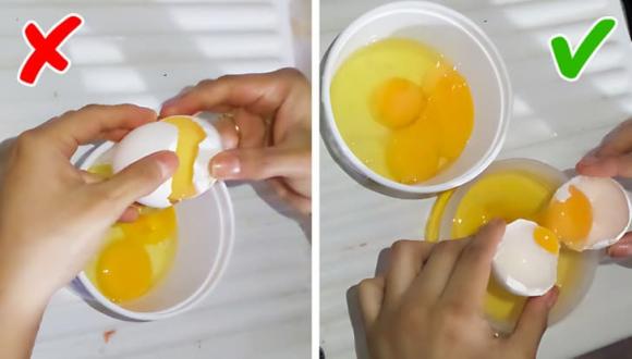 đập trứng, cách đập trứng, kiến thức 