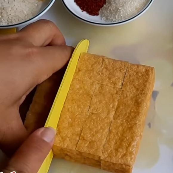 đậu phụ rang muối sả, công thức đậu phụ rang muối sả , món ngon từ đậu phụ