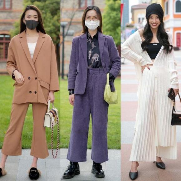quần loe, thời trang, thời trang thu đông, quần loe mặc với ao gì
