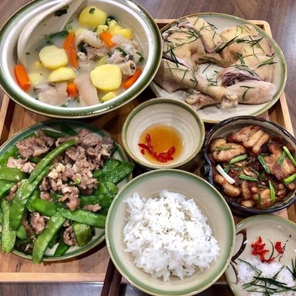 mâm cơm, mâm cơm ngon, mâm cơm gia đình