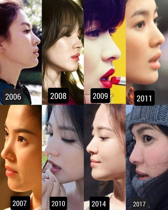 song hye kyo, góc nghiêng, sao hàn 