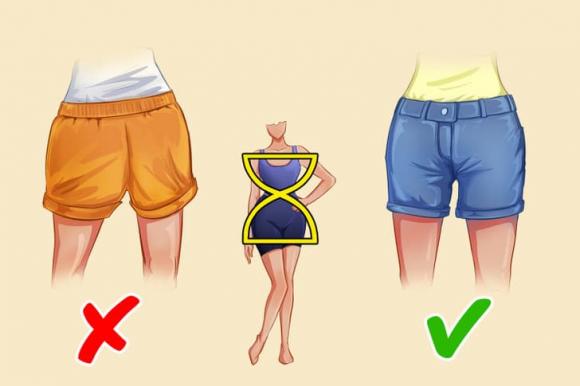 chọn quần, quần short, chọn quần theo dáng người