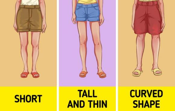 chọn quần, quần short, chọn quần theo dáng người