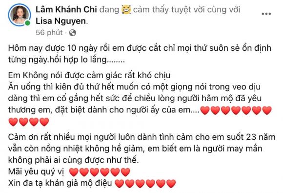 ca sĩ Lâm Khánh Chi, sao Việt