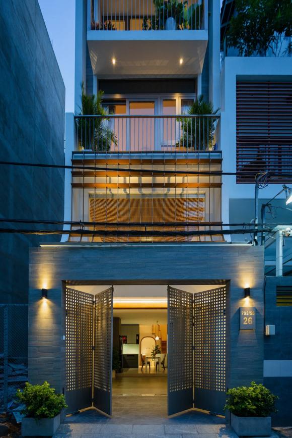 nhà đẹp, thiết kế nhà, nhà một mặt thoáng
