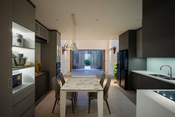 nhà đẹp, thiết kế nhà, nhà một mặt thoáng