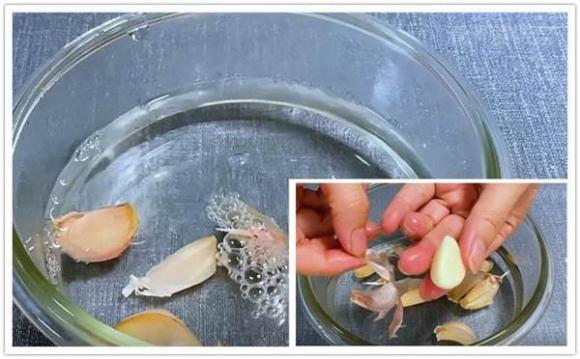 mẹo vặt cuộc sống, mẹo bóc tỏi