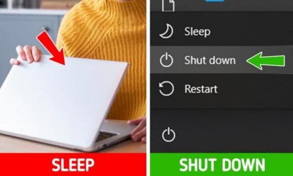 máy tính, tắt máy tính, tần suất tắt máy tính, sử dụng máy tính đúng cách