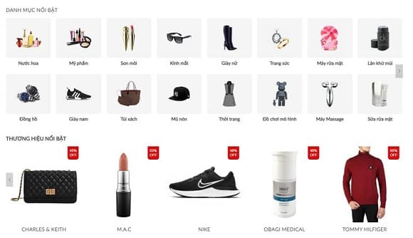 Vua Hàng Hiệu, mua hàng online, oder hàng quốc tế, giao nhanh 2h