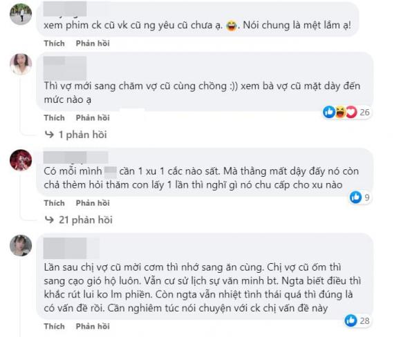 vợ mới, chồng cũ, vợ cũ, cạo gió