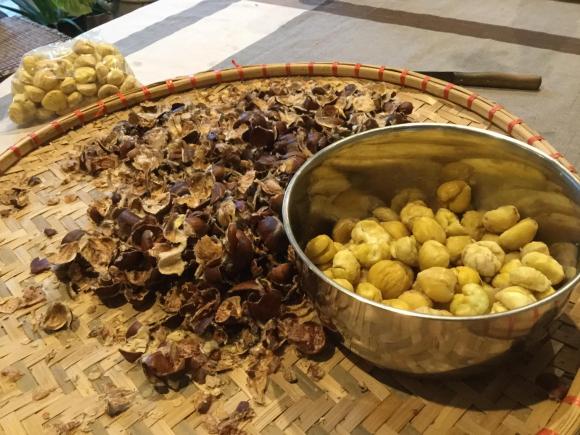 xôi hạt dẻ, món xôi ngon, hạt dẻ