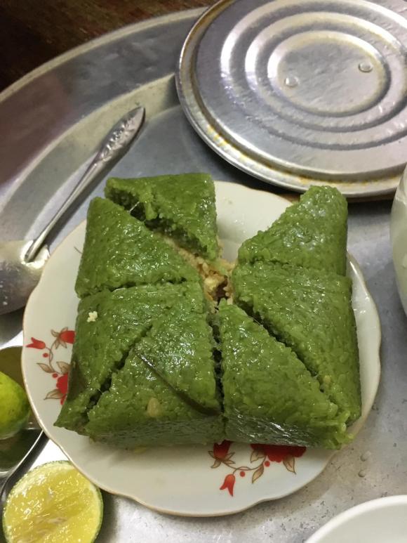bánh chưng, nhuộm màu cho bánh chưng, bánh chưng xanh  