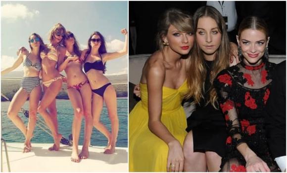 Taylor Swift, biệt đội bạn bè của Taylor Swift, Selena Gomez, Gigi Hadid, Cara Delevingne