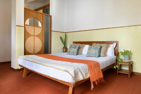 thiết kế nhà 2 tầng, thiết kế nhà đẹp, tường đá ong